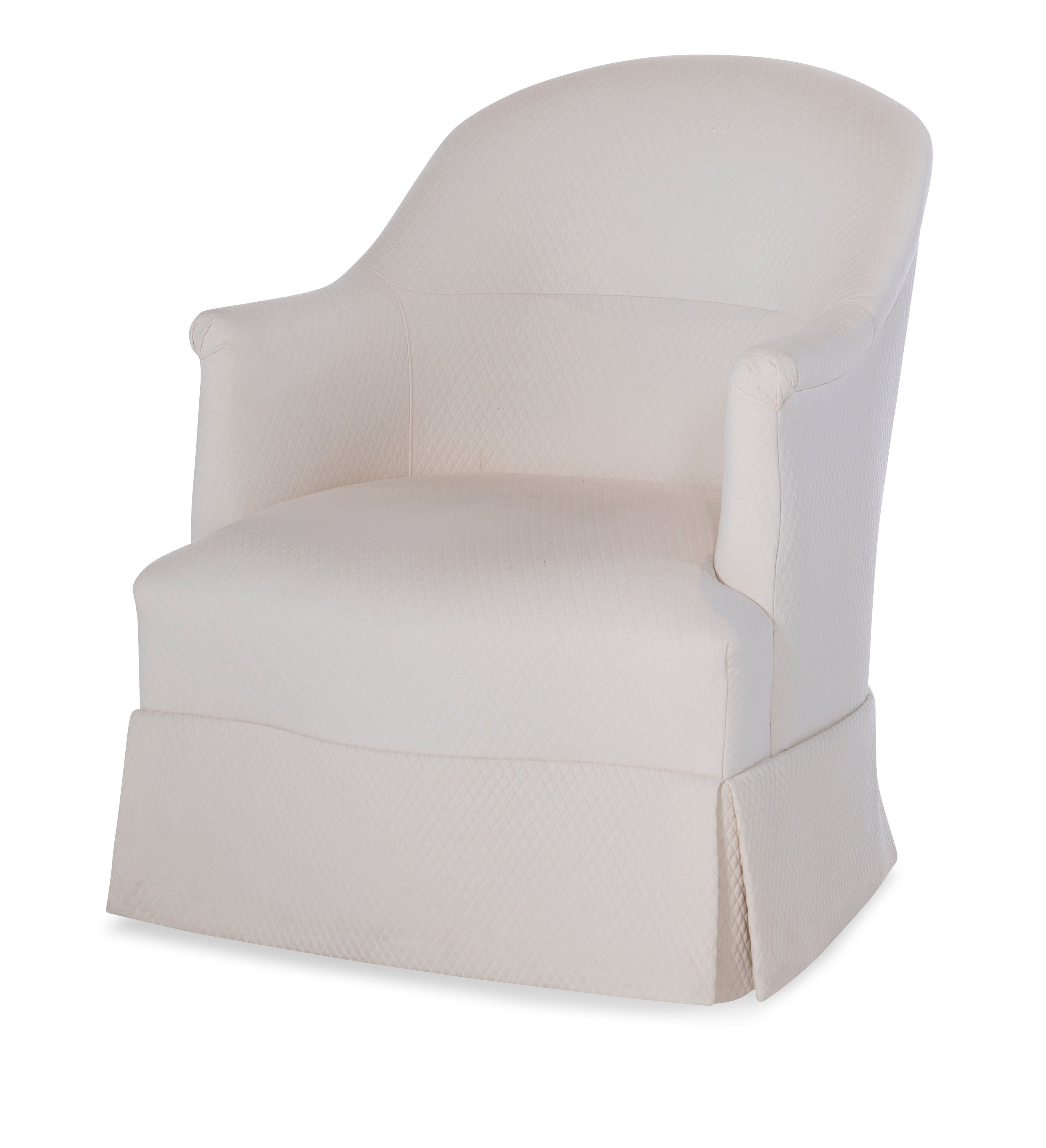 Romain Skirted Swivel Chair