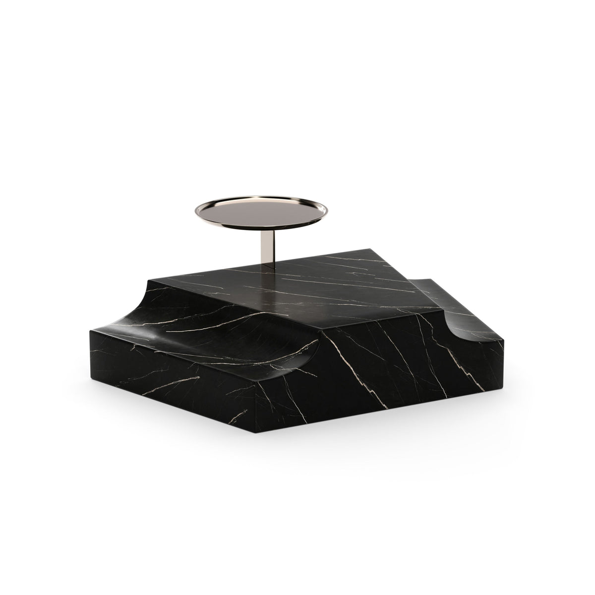Overlap Triangular Wedge Base Dark