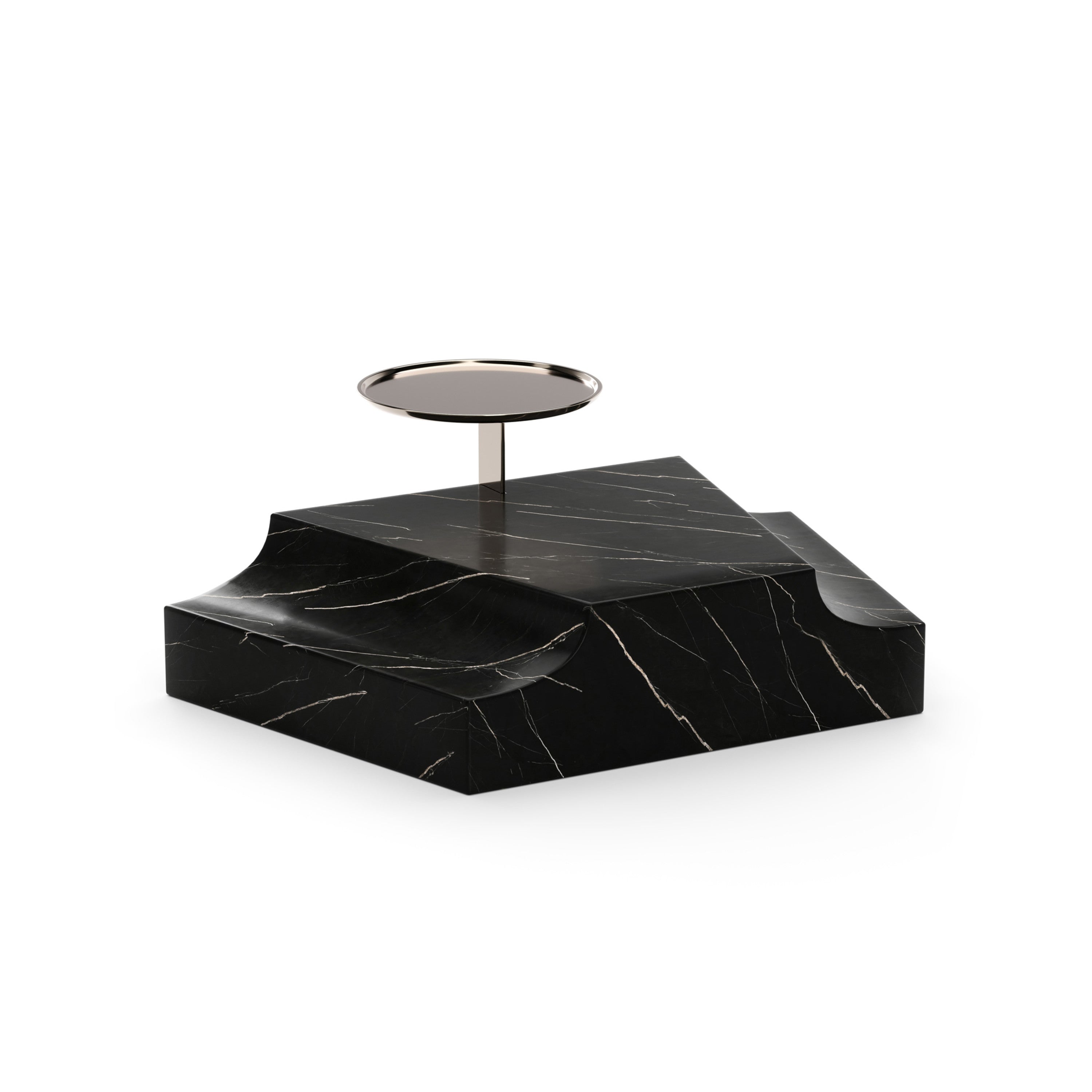Overlap Triangular Wedge Base Dark
