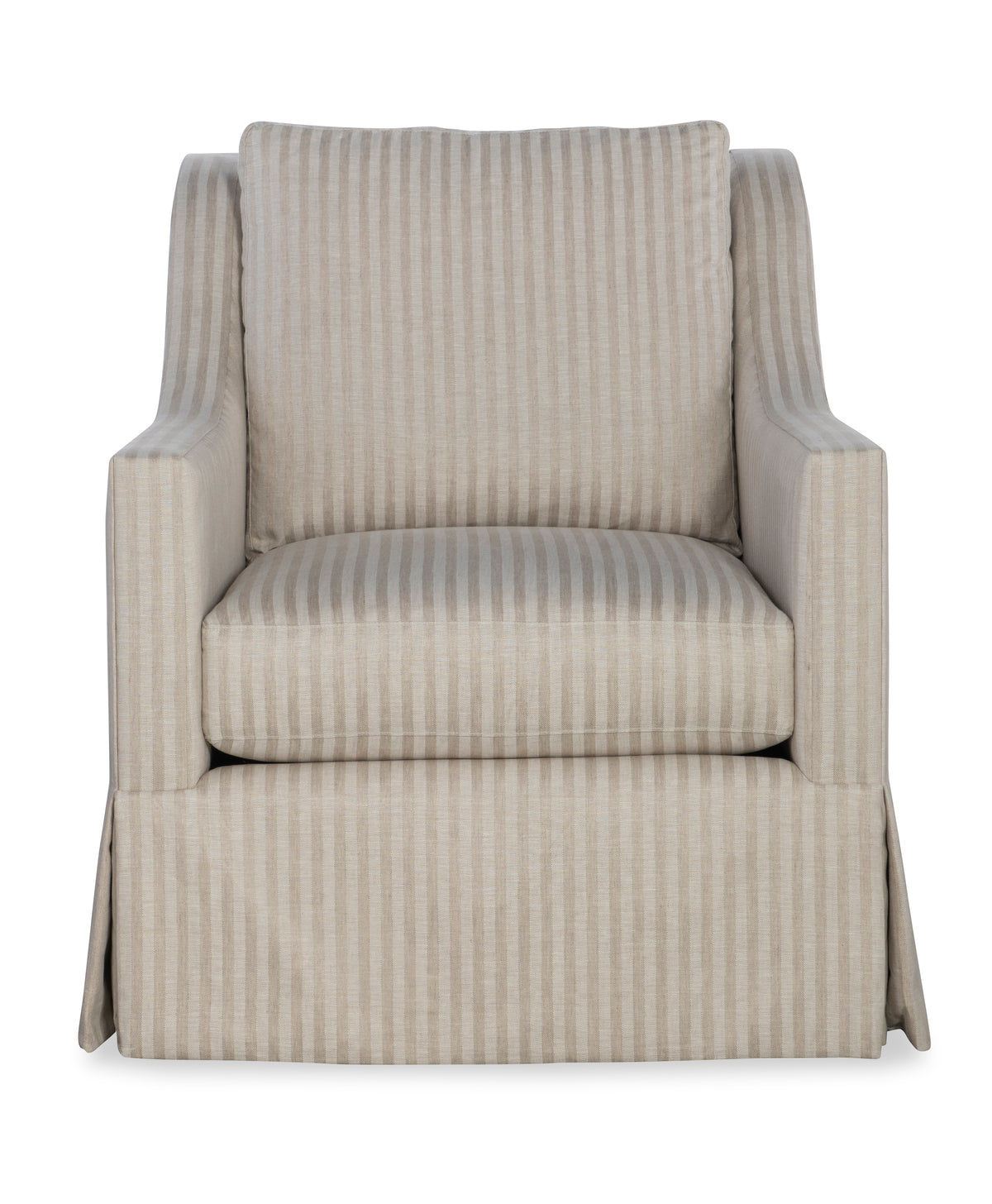 Antonio Skirted Swivel Chair