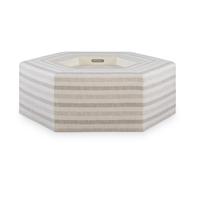 Menil Cocktail Ottoman - Oak Tray & Casters