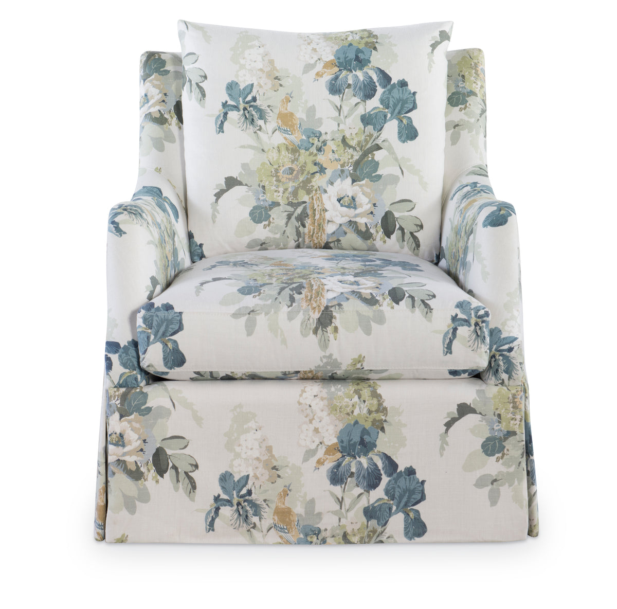 Finnigan Skirted Swivel Chair