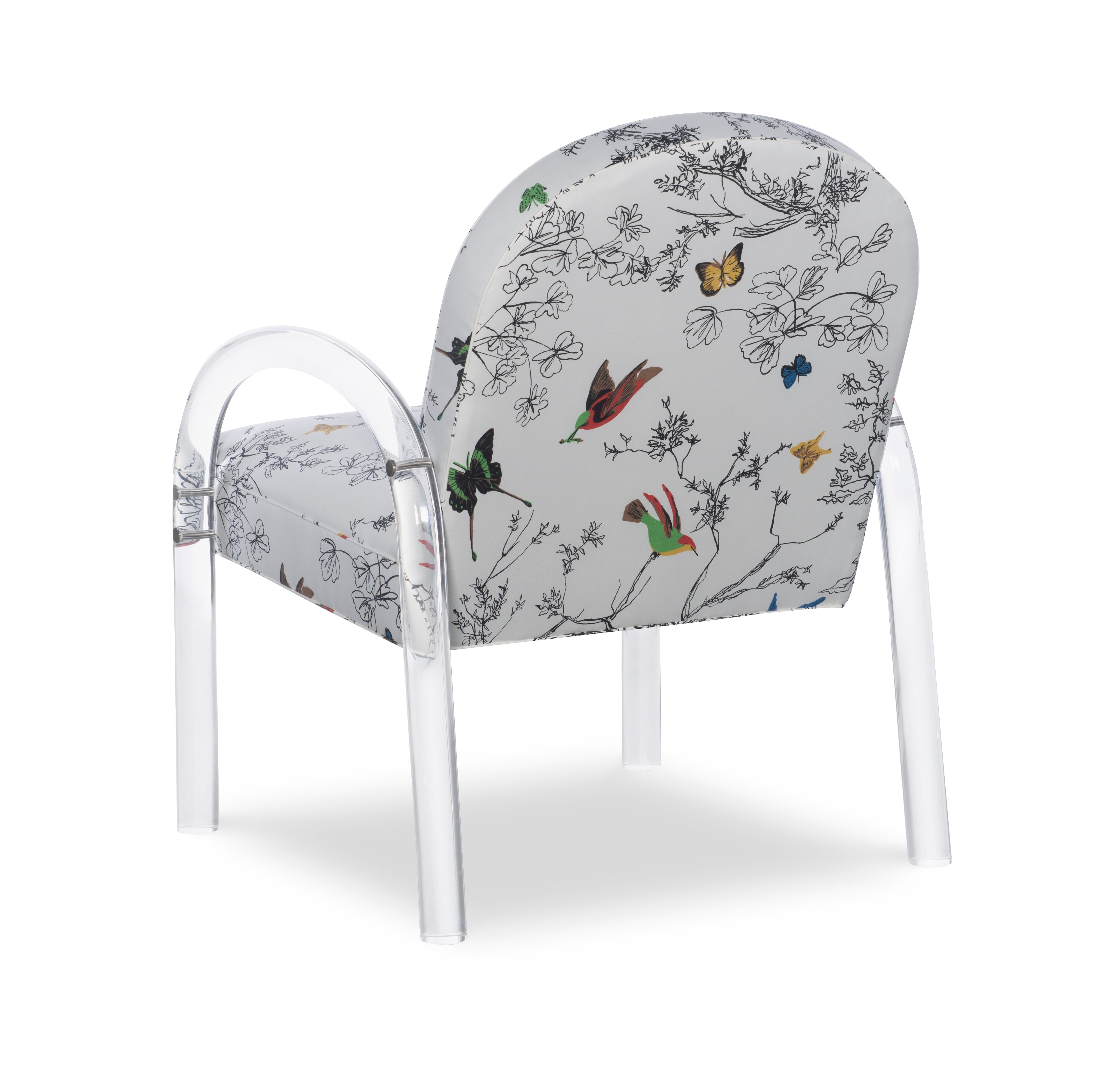 Elva Acrylic Arm Chair