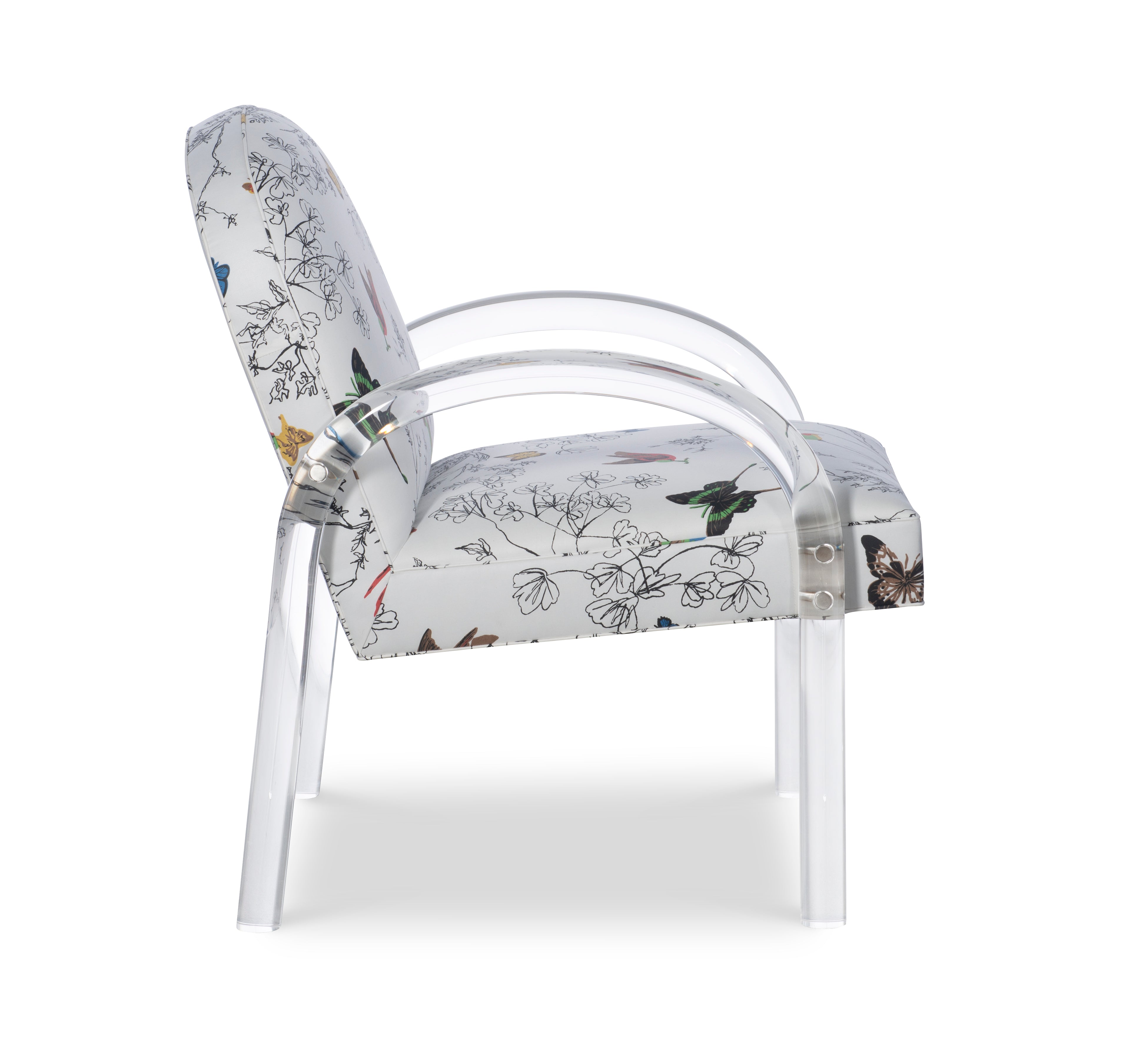 Elva Acrylic Arm Chair