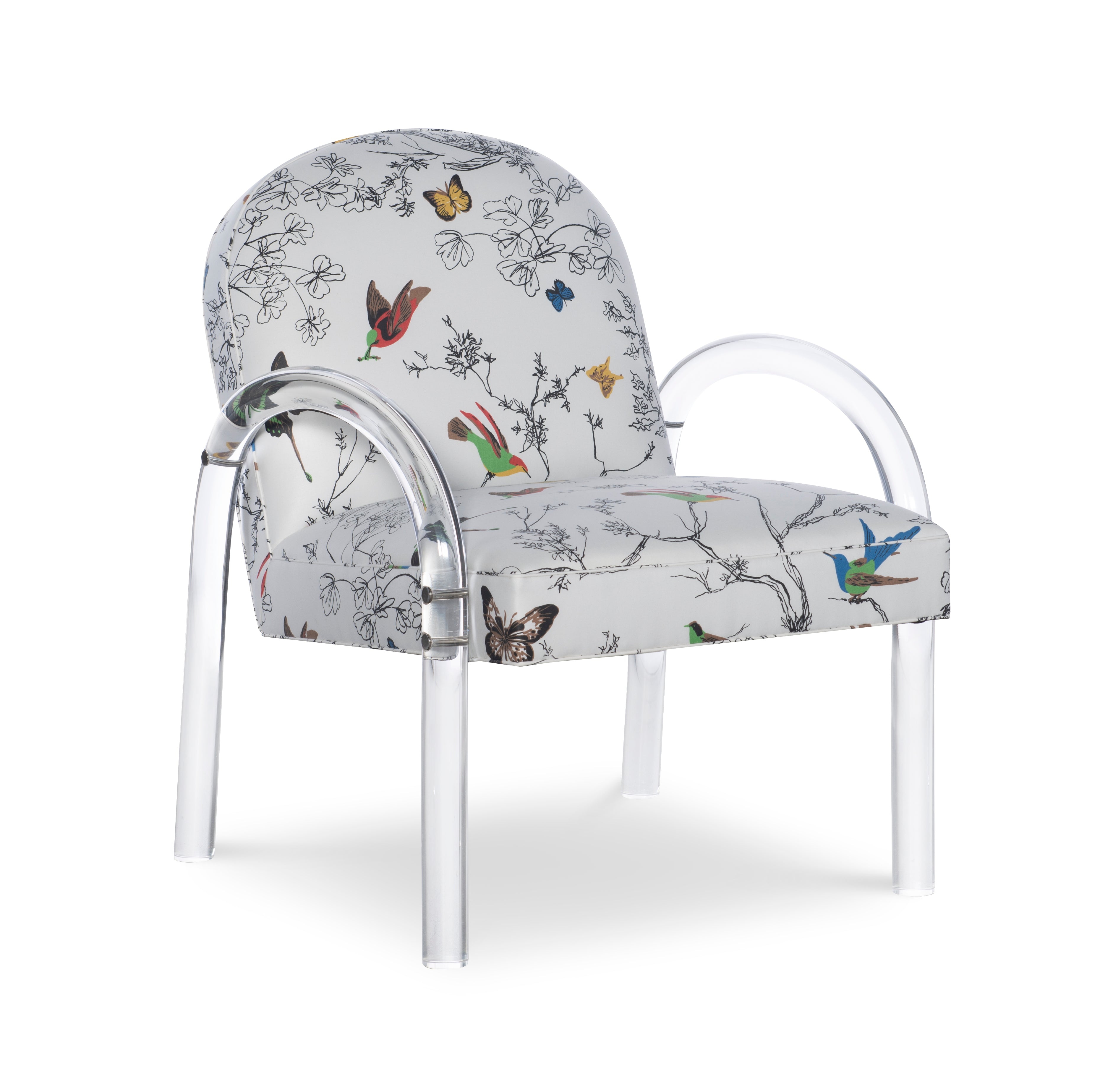 Elva Acrylic Arm Chair