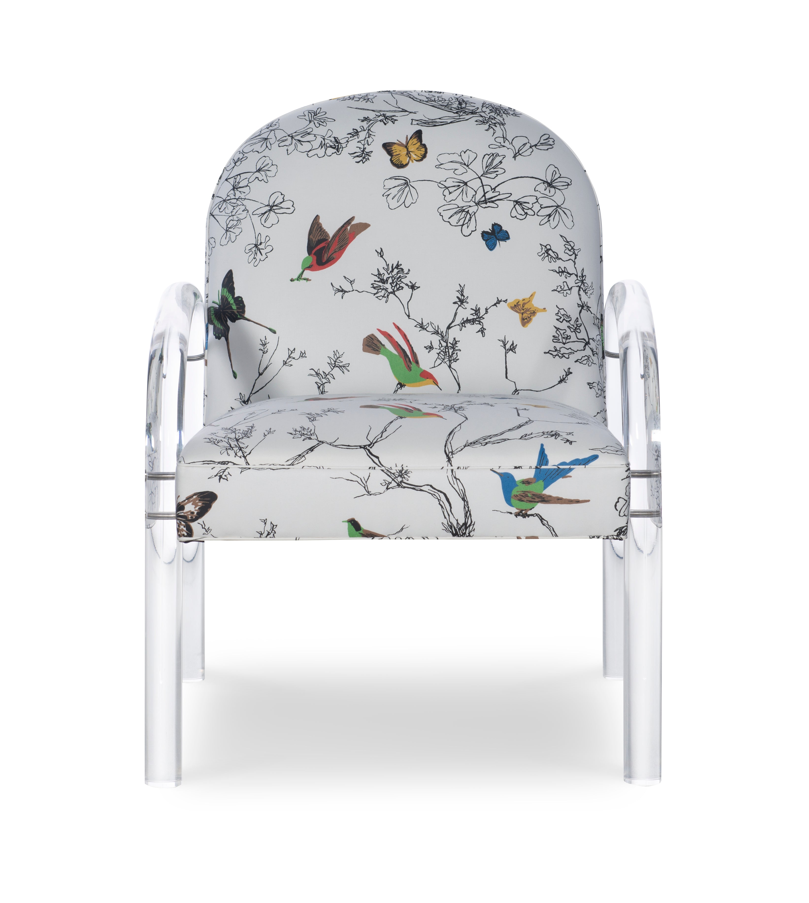 Elva Acrylic Arm Chair