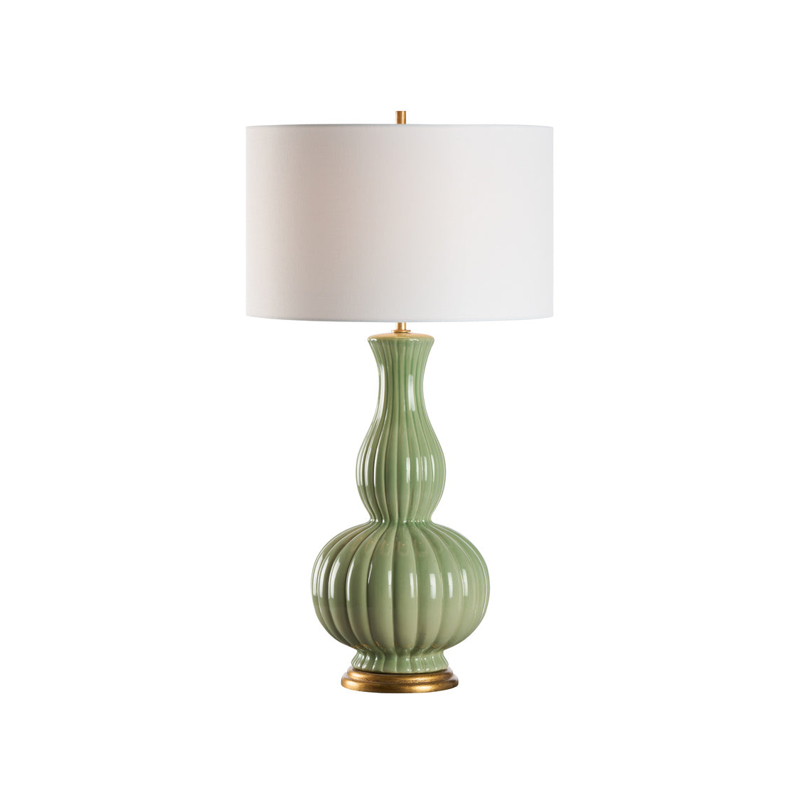 Augusta Lamp - Olive in 34 / Ceramic/Porcelain - Chelsea House