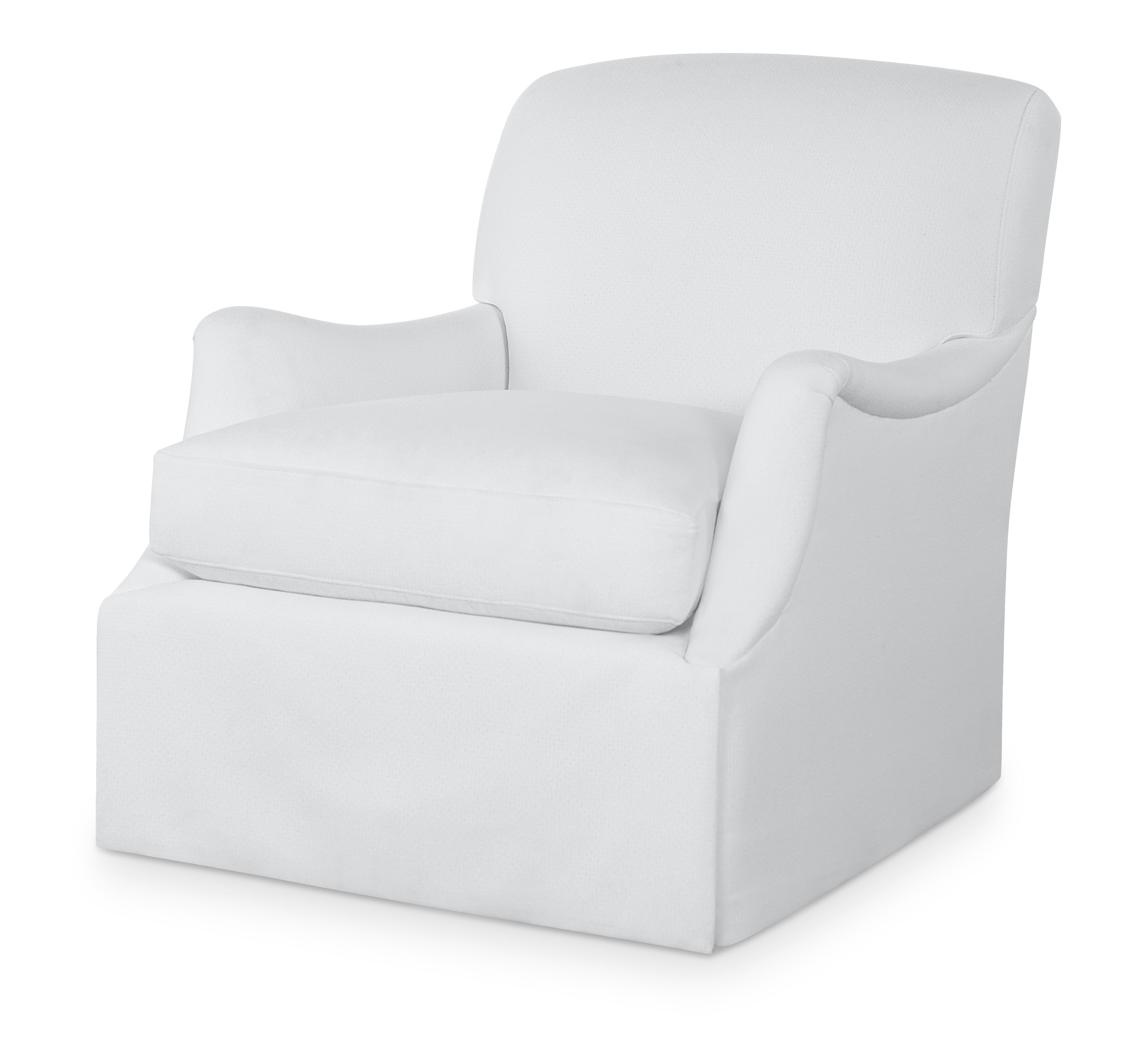 Dorset Skirted Swivel Glider