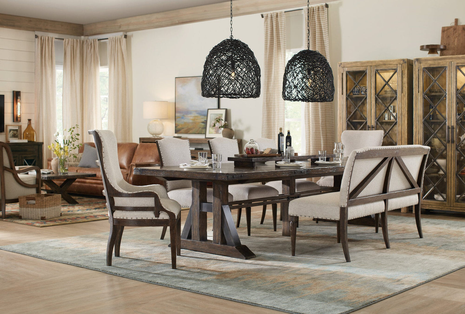 Trestle Dining Table Base