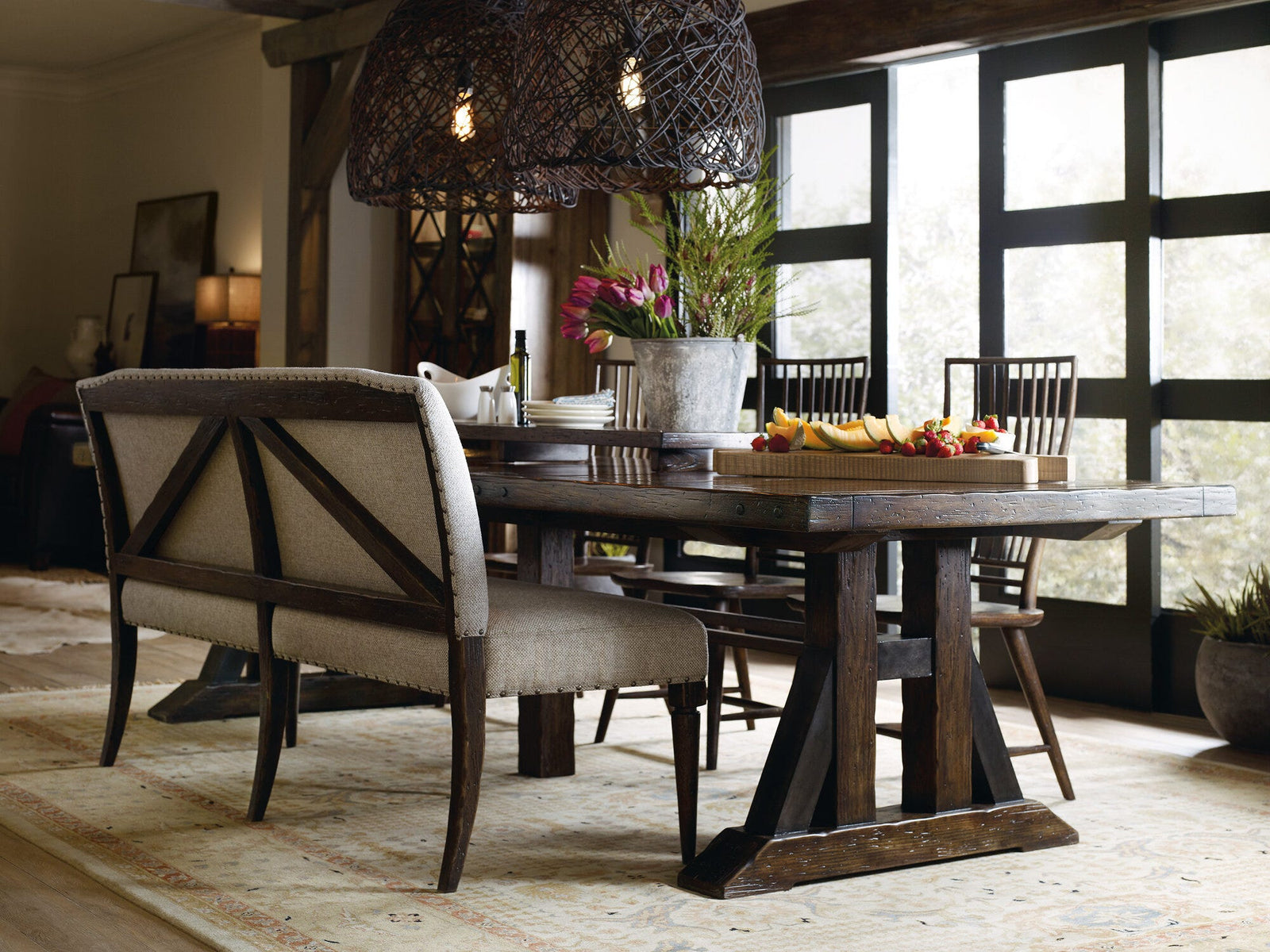 Trestle Dining Table Base