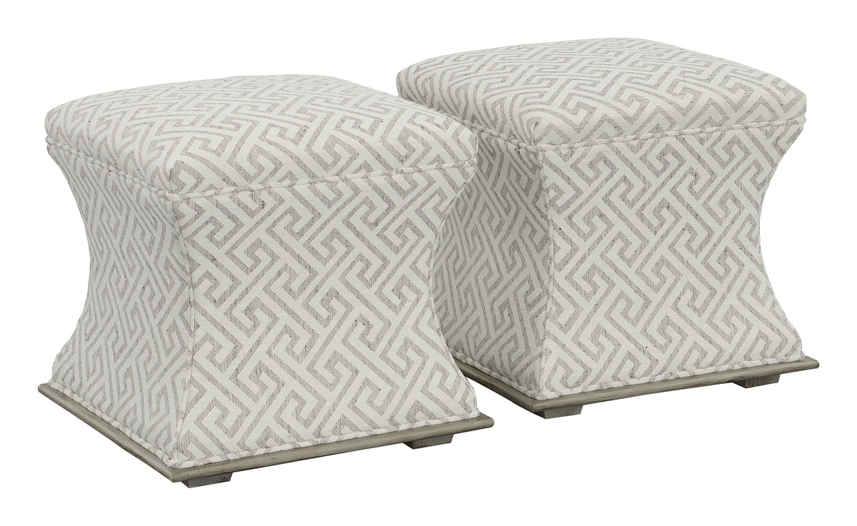 Cannon Leather Cocktail Ottoman (L-1619-20) - Fairfield Chair