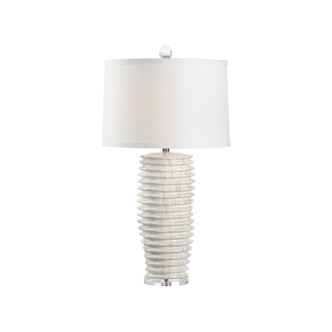 Colorado Lamp - Marblized in 33.5 / Ceramic/Porcelain - Chelsea House
