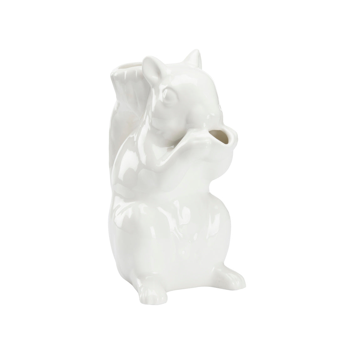 Squirrel Pitcher - White in 9.5 / Ceramic/Porcelain - Chelsea House