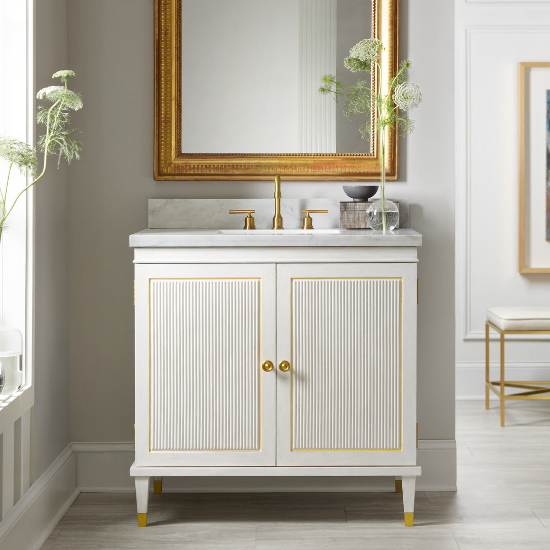 Modern History Swedish Reeded Vanity MHV-003