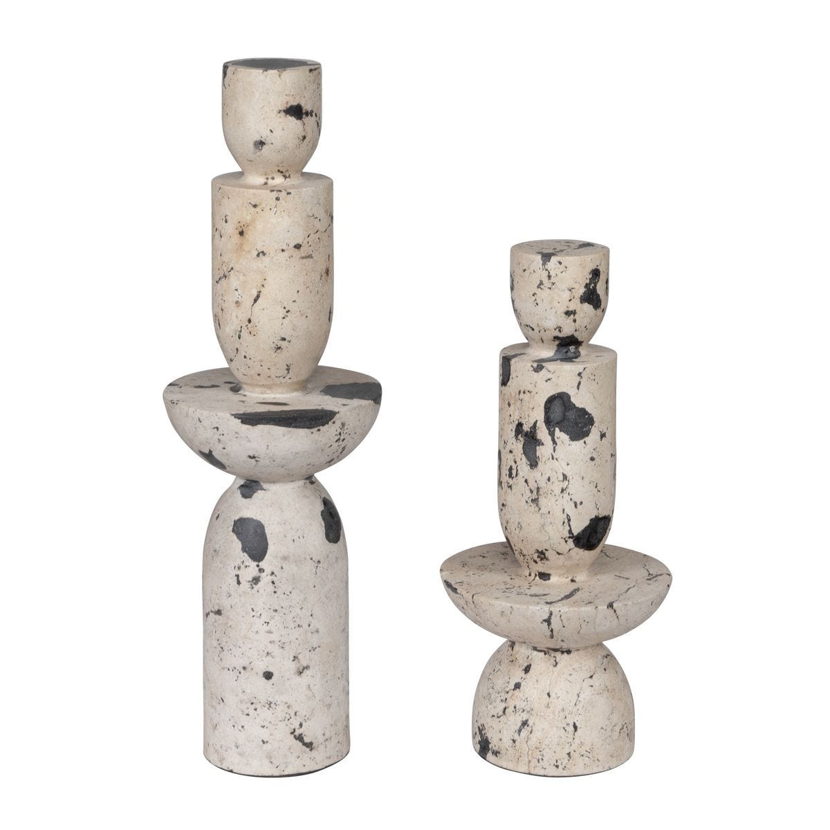 Nouveau Tower Indoor-Outdoor Sculptures, S/2