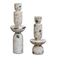 Nouveau Tower Indoor-Outdoor Sculptures, S/2