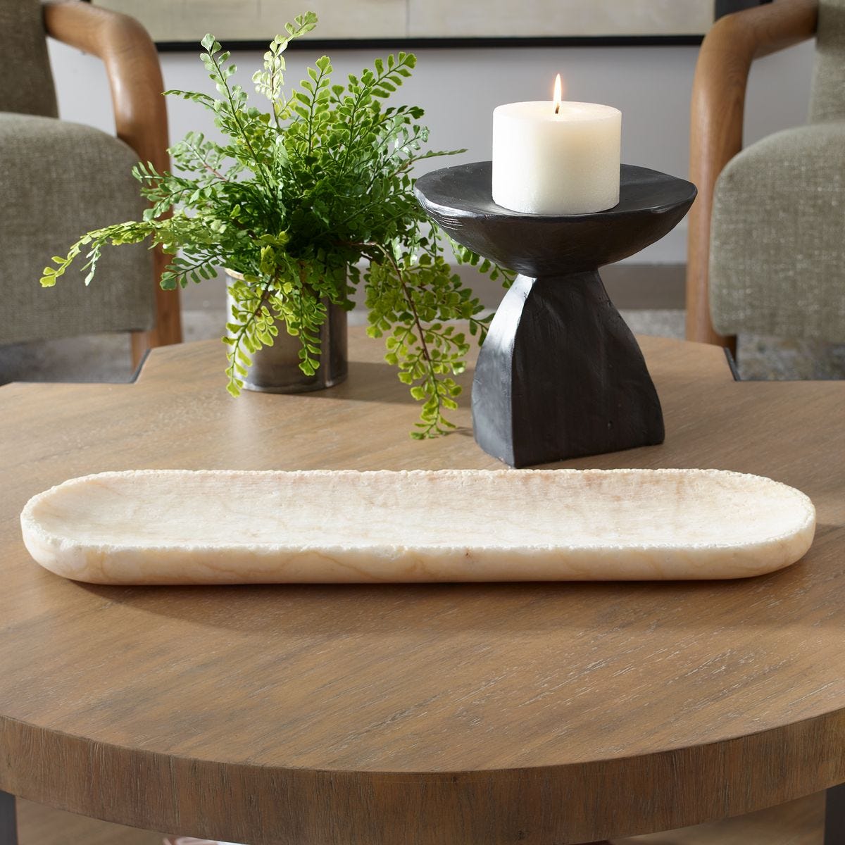 Sculpted Onyx Indoor-Outdoor Bowl