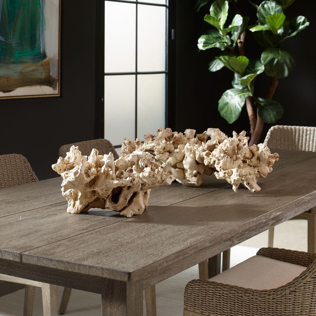 Elemental Root Indoor-Outdoor Sculptures, S/2
