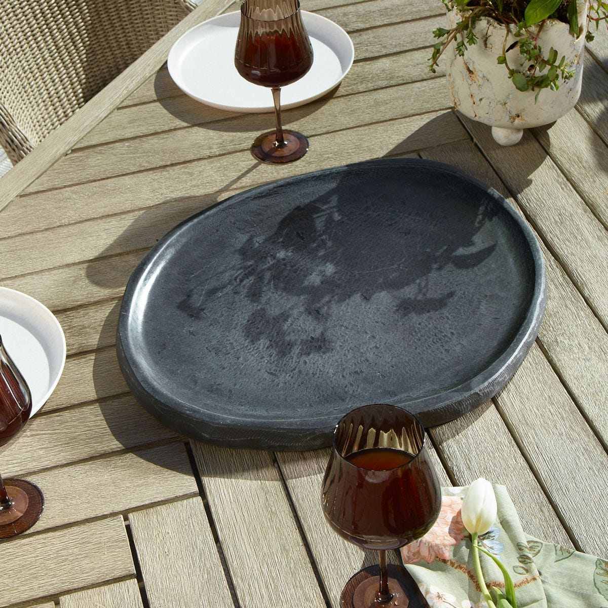 Stoneveil Indoor-Outdoor Tray