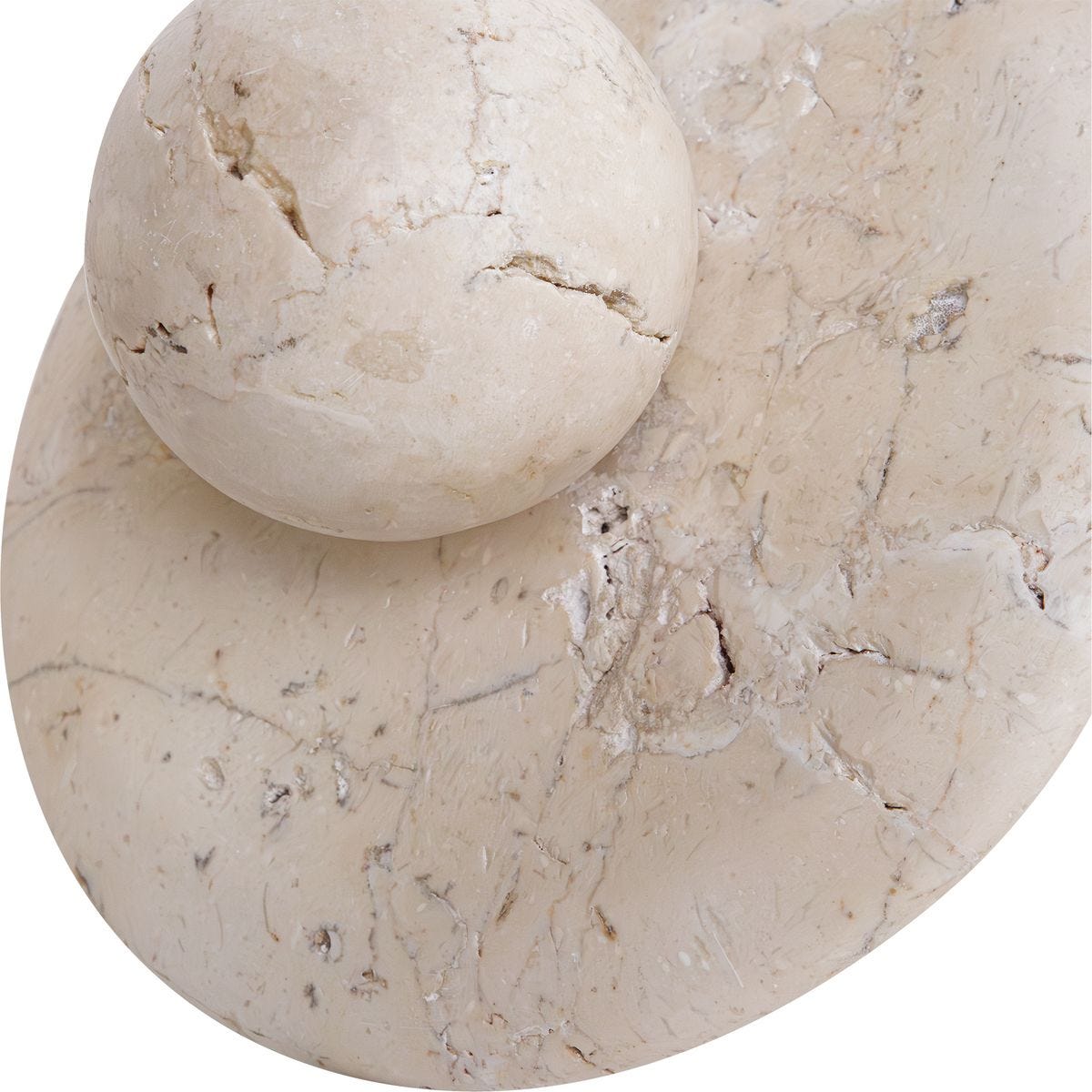 Quarried Stone Indoor-Outdoor Sculptures, S/2