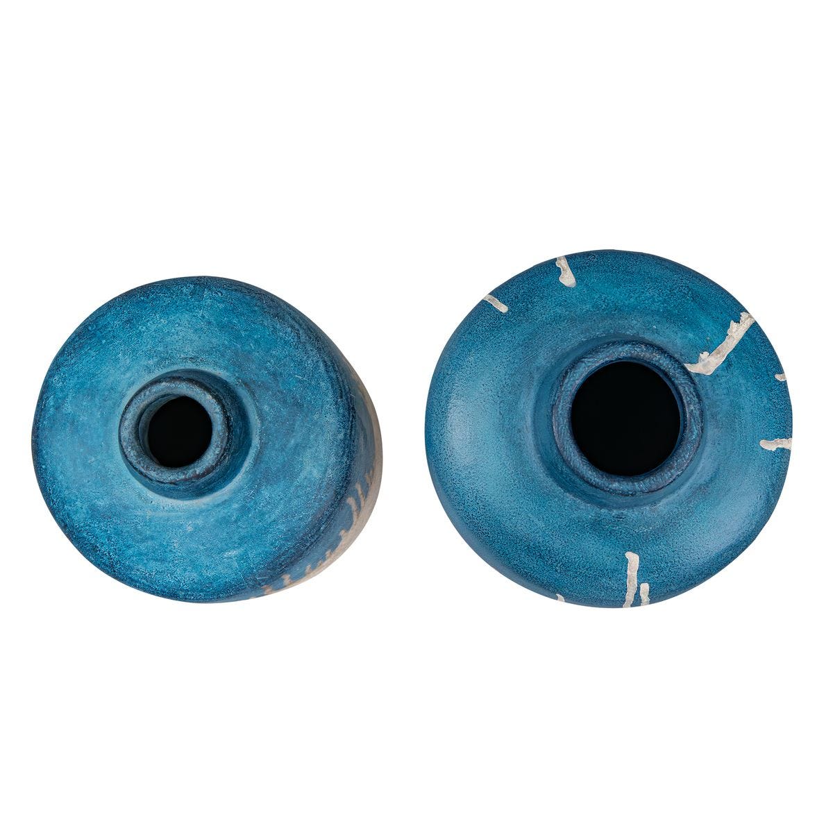 Coastal Cascade Indoor-Outdoor Vases, S/2