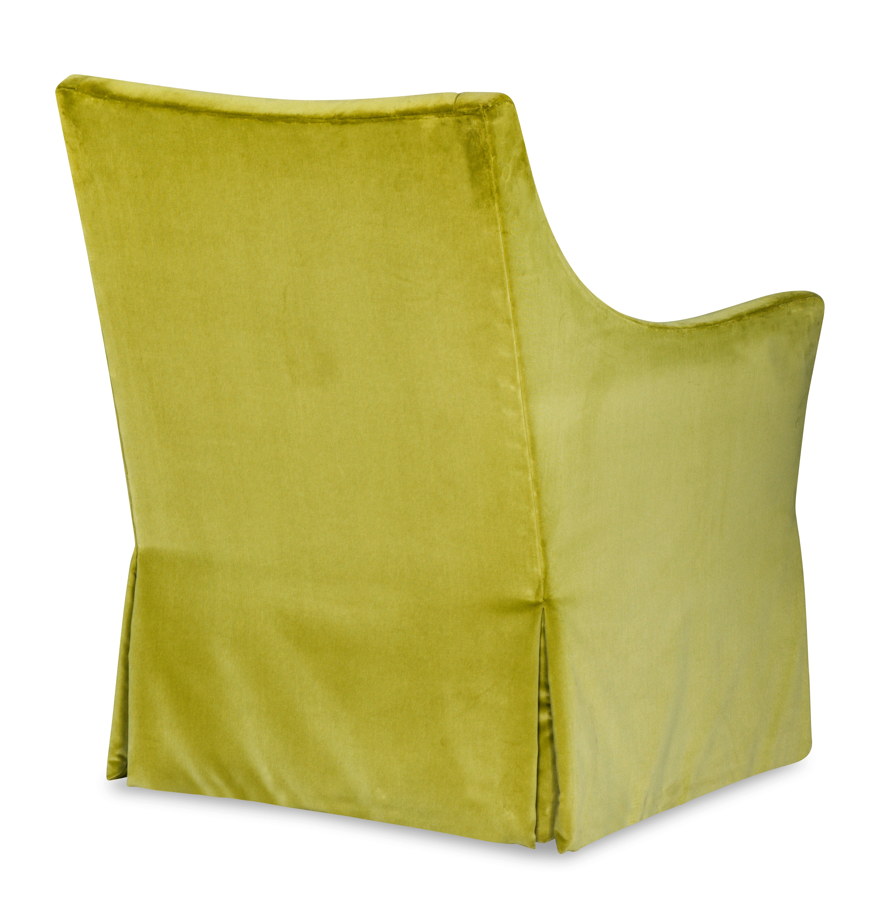 Lyric Skirted Swivel Chair
