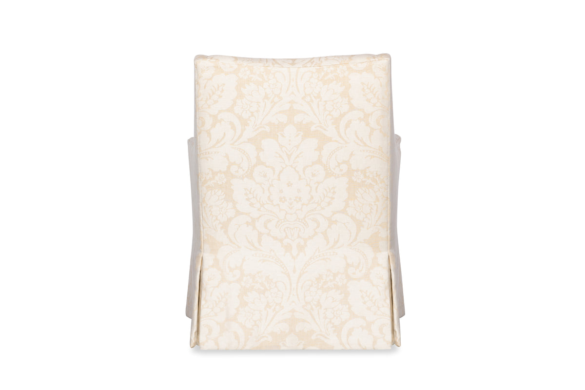 Lyric Skirted Swivel Chair