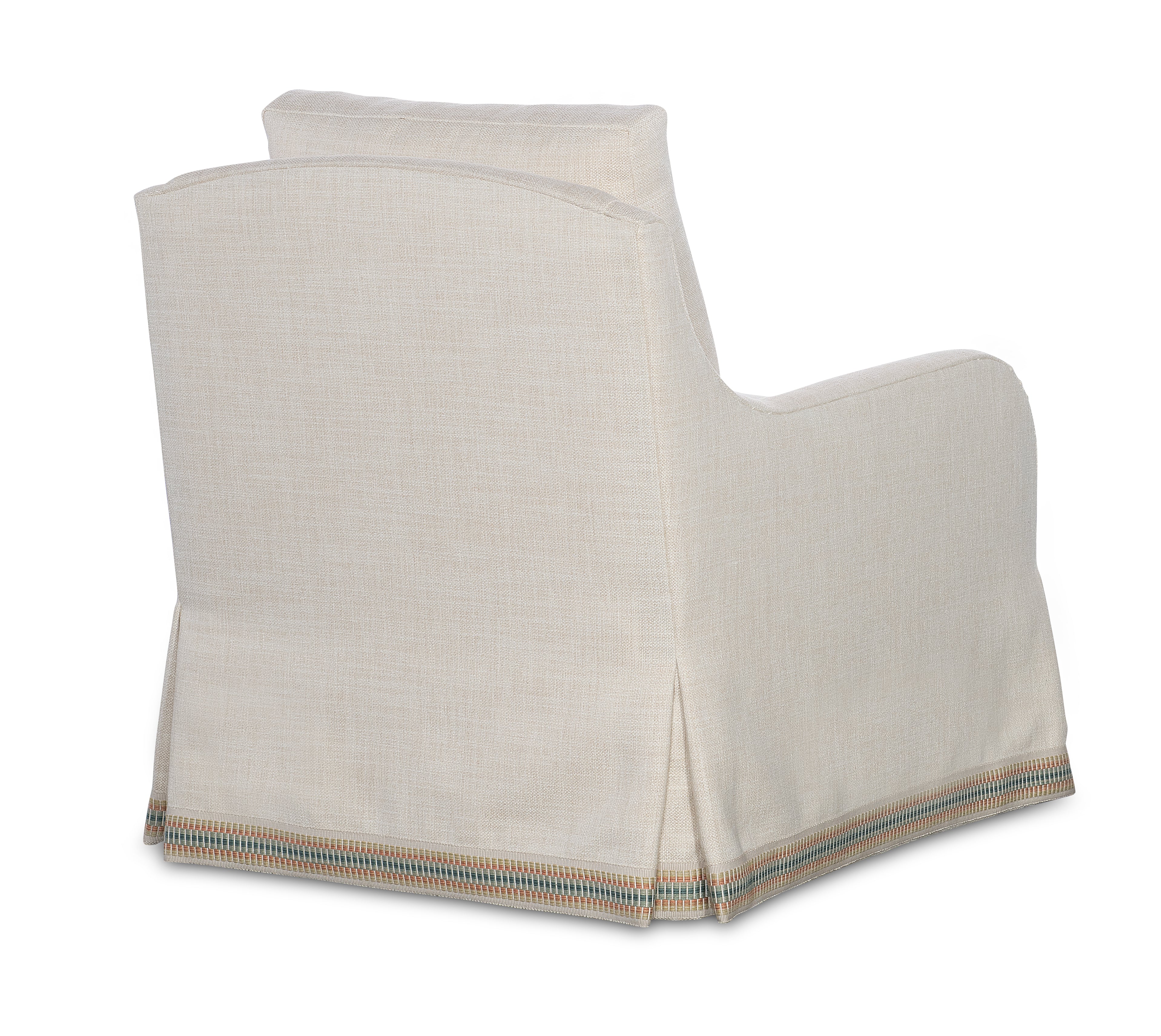 Lutz Skirted Swivel Chair