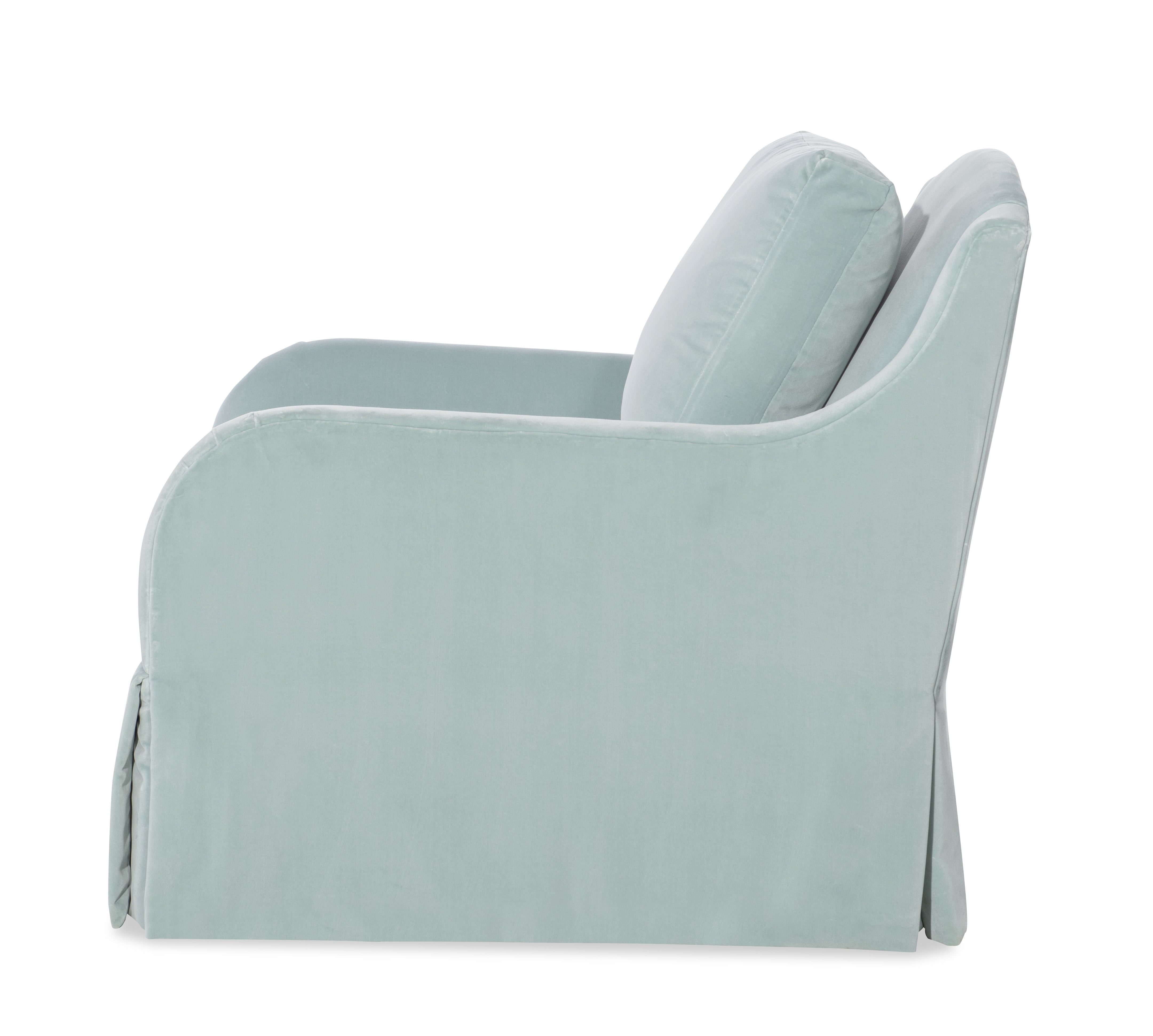 Lutz Skirted Swivel Chair