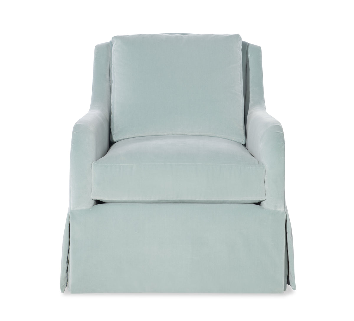 Lutz Skirted Swivel Chair