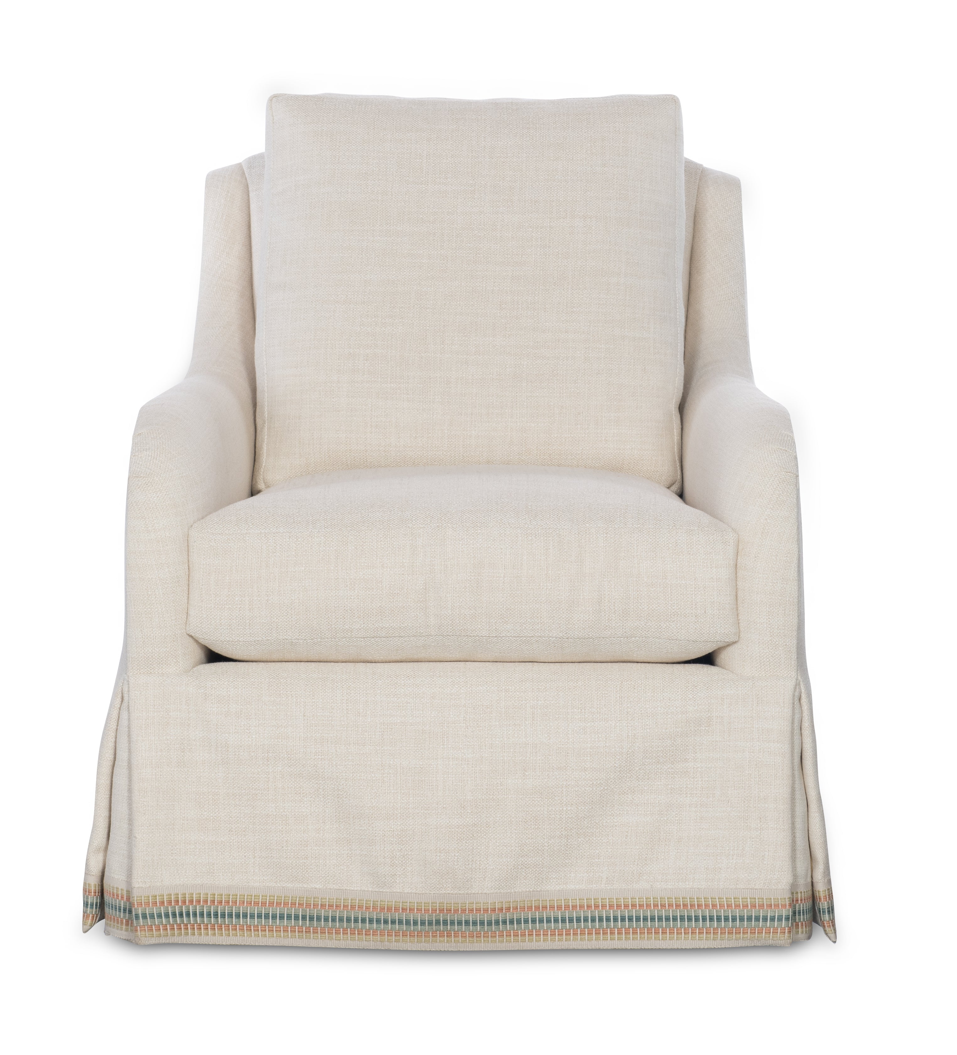 Lutz Skirted Swivel Chair