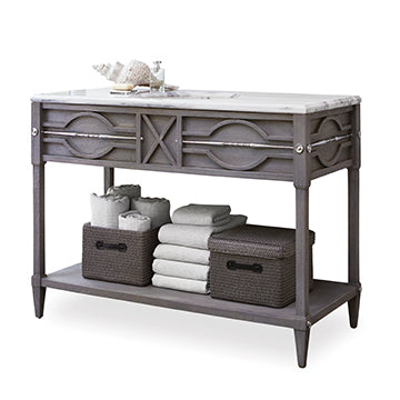 Spindle Sink Chest - Weathered Grey