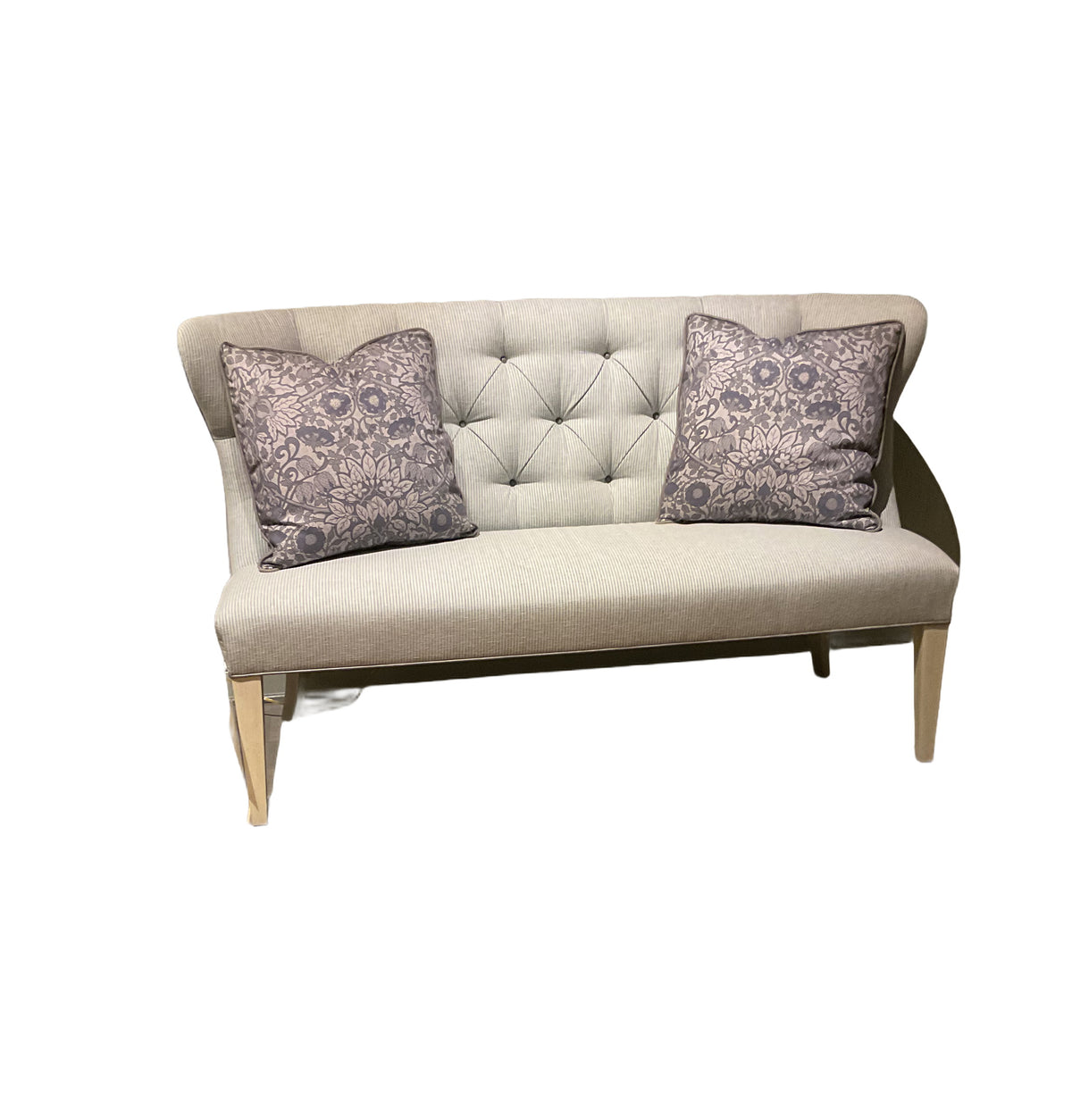 Matilda Settee in Bridgham Mist