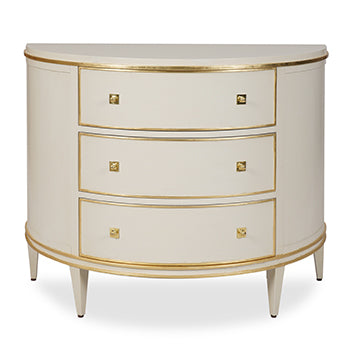 Orion Demilune Chest - Linen