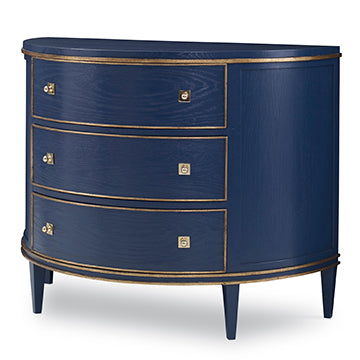 Orion Demilune Chest - Cadet Blue