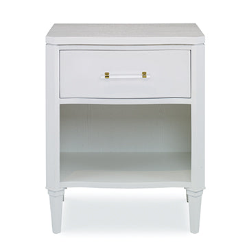 Halley Nightstand - Arctic White – Ambella Home