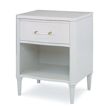 Halley Nightstand - Arctic White – Ambella Home