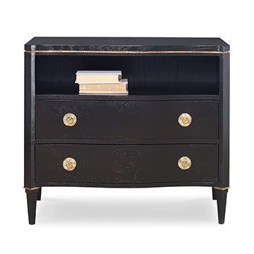 Stella Chest - Onyx w/ Gold Stripe