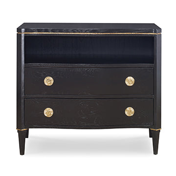 Stella Chest - Onyx w/ Gold Stripe