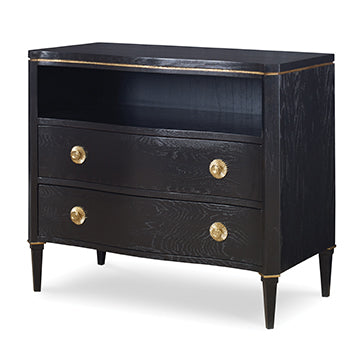 Stella Chest - Onyx w/ Gold Stripe