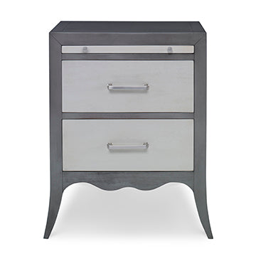 Beatrix Nightstand - Ash Grey / Linen in Linen – Ambella Home
