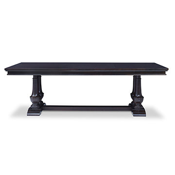 Harvest Dining Table (96" Wood Top) - Hand Rubbed Raven in Hand Rubbed Raven – Ambella Home