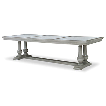 Harvest Dining Table (96" Marble Top) - Ash Grey in Grey – Ambella Home
