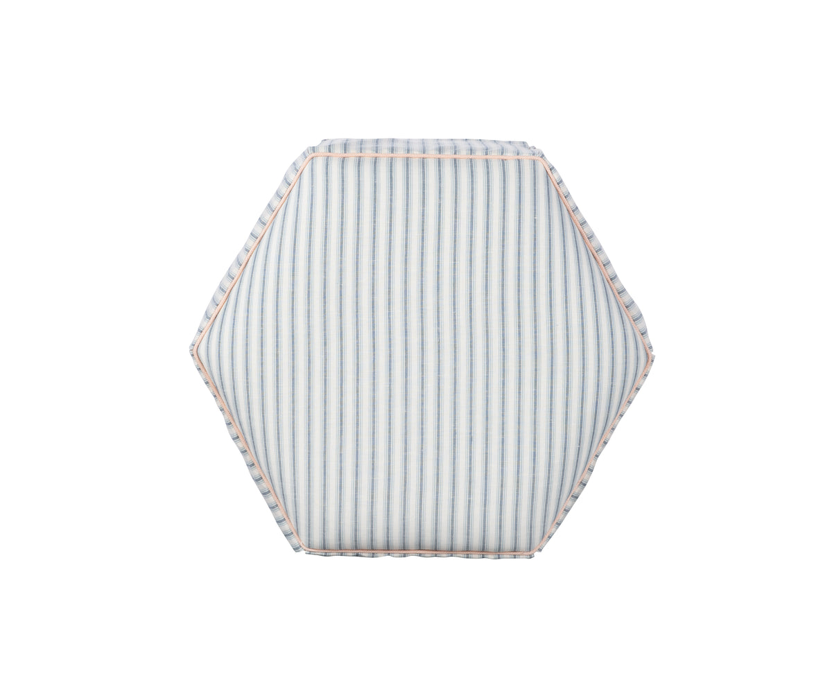 Evans Skirted Ottoman