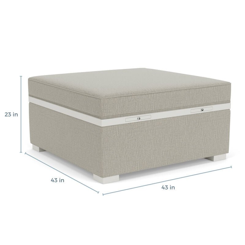 Patche 43' Square Ottoman