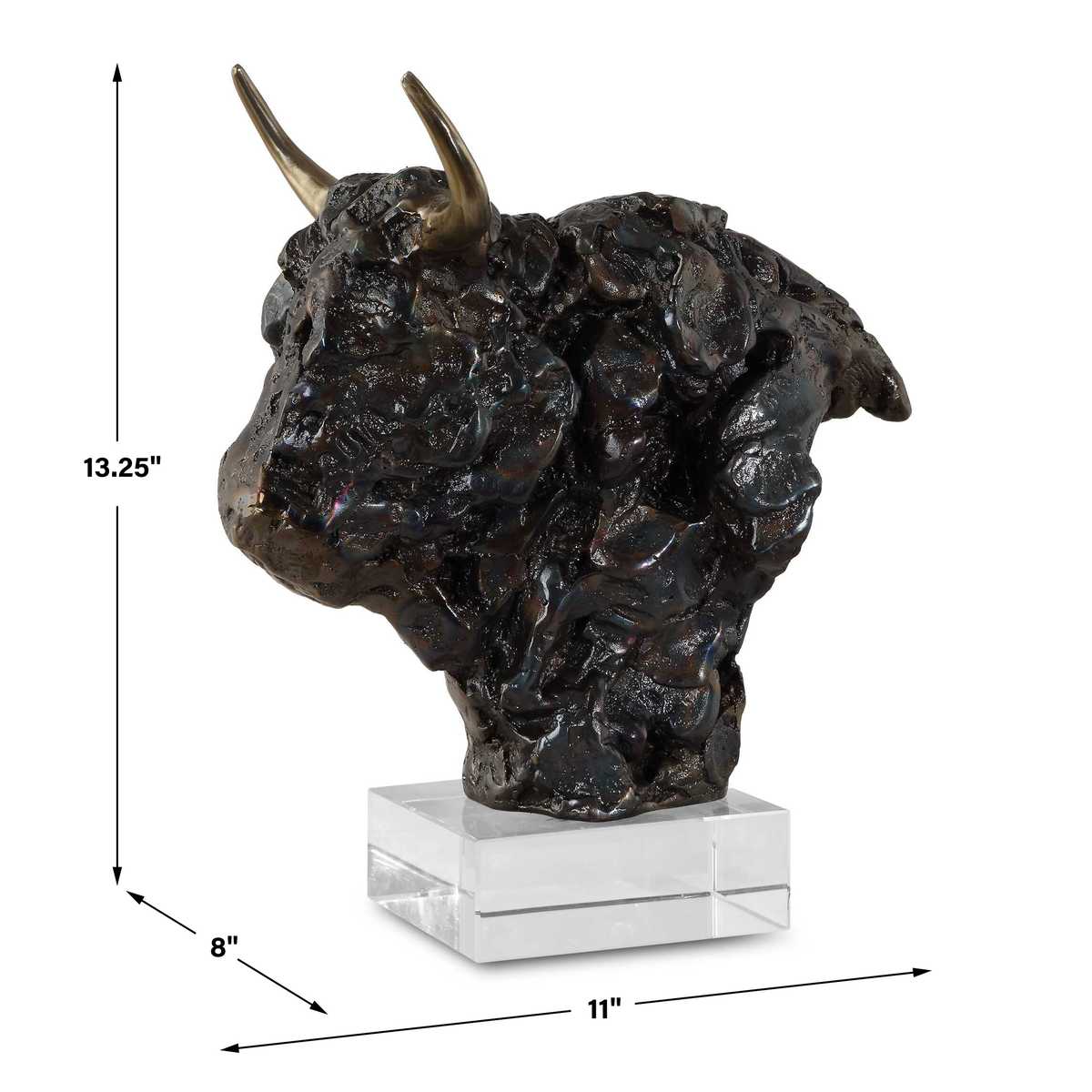 Bison Bust, Sculpture