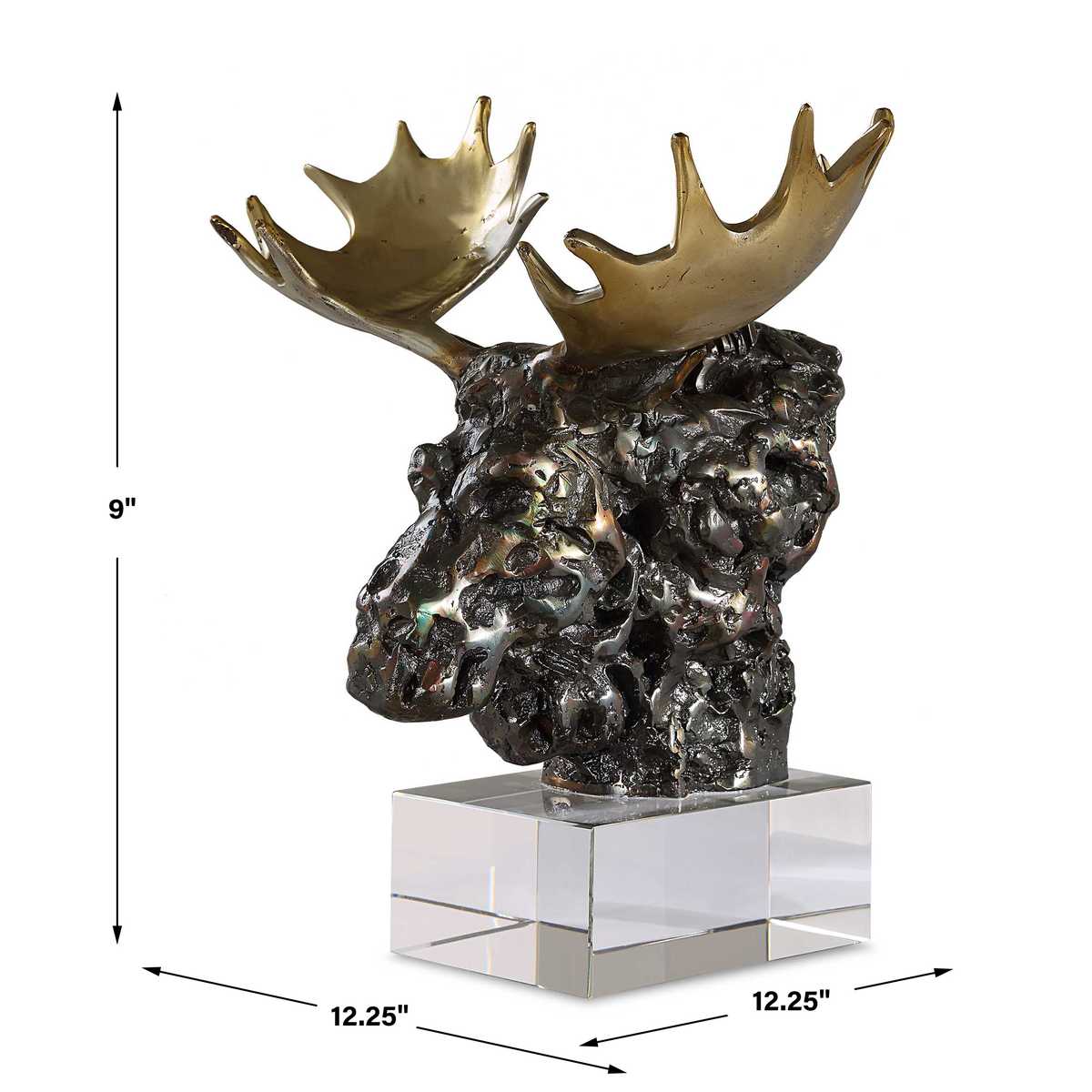 Moose Bust, Sculpture