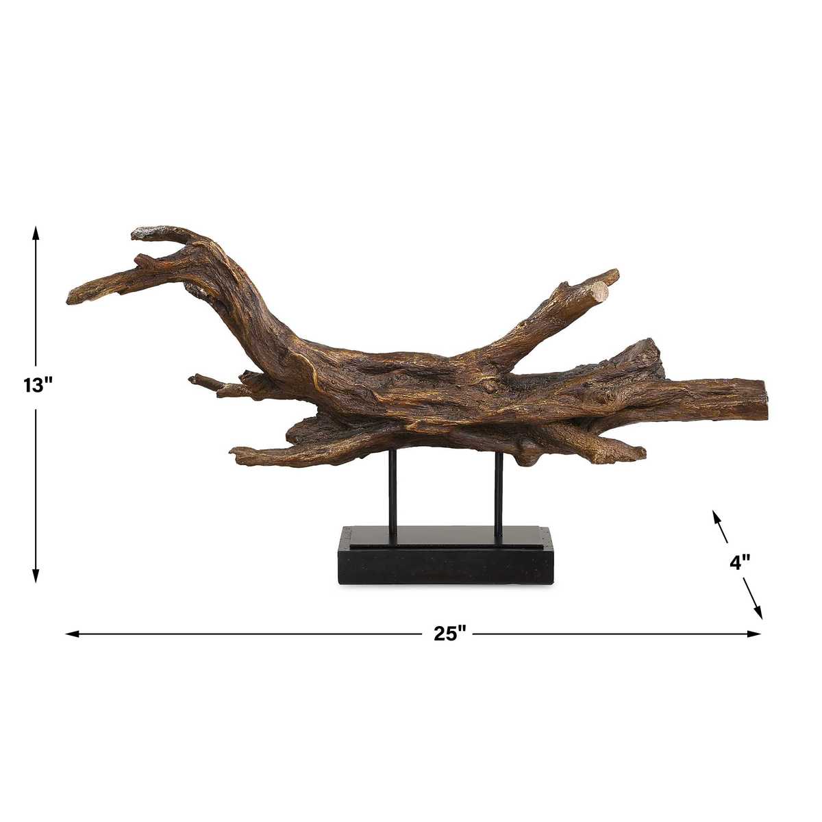 Gilded Branch, Sculpture