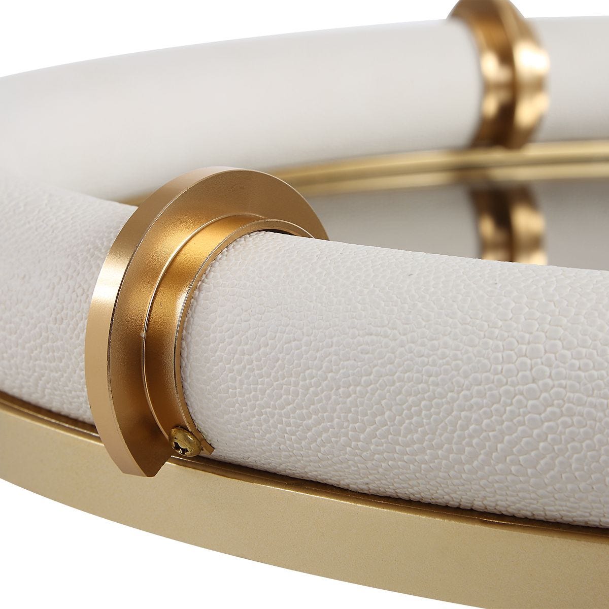 Cyprus Oval Tray, White
