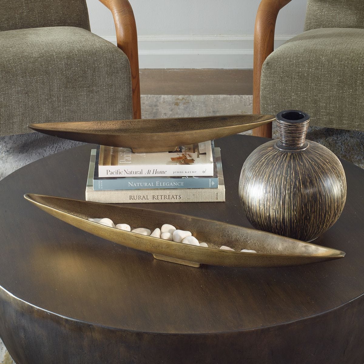 River Run Indoor-Outdoor Bowls, S/2 – Wall Decor by Uttermost | Sutter & Vale